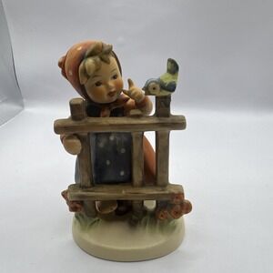 HUMMEL GOEBEL FIGURINE 203 2/0 "Signs of Spring"  TMK4 One Shoe approx 4" tall‎